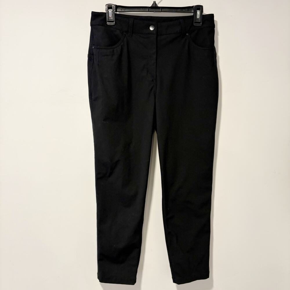 Lululemon City Sleek 5 Pocket 7/8 Pant Women's Black Size 10 Work Office Travel